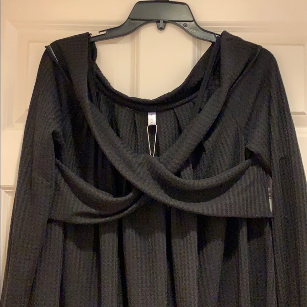 Off shoulder sweater